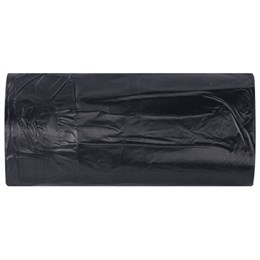 Мешки для мусора 30 л, черные, в рулоне 50 штук, сверхпрочные, ПВД 30 мкм, 50x58 см, LAIMA, 702650