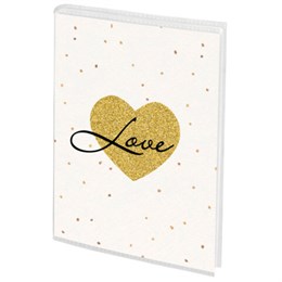 Фотоальбом BRAUBERG "Golden heart" на 36 фото 10х15 см, мягкая обложка, 391433