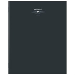 Тетрадь А5 40 л. STAFF "College", скоба, клетка, офсет №2 ЭКОНОМ, обложка картон, "ТЕМНАЯ", 405622