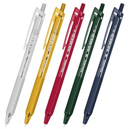 Ручка шариковая автоматическая с грипом BRAUBERG "CLASSIC DARK COLOR", СИНЯЯ, ассорти, пишущий узел 0,5 мм, линия письма 0,35 мм, 144469