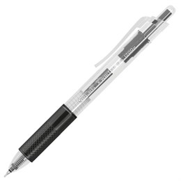 Ручка гелевая автоматическая BRAUBERG "X-WRITER 1700" УВЕЛИЧЕННАЯ ДЛИНА ПИСЬМА 1700 м, ЧЁРНАЯ, игольчатый узел 0,5 мм, линия 0,35 мм, 144472
