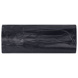 Мешки для мусора 60 л, черные, в рулоне 20 штук, сверхпрочные, ПВД 45 мкм, 50x70 см, LAIMA, 702654