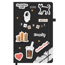 Скетчбук, слоновая кость 140 г/м2, 130х210 мм, 80 л., софт-тач, резинка, BRAUBERG ART CLASSIC, "For you,", 117772