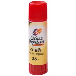 Клей-карандаш ЛУЧ "Школа творчества", 36 г, PVP основа, 29С 1738-08