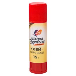 Клей-карандаш ЛУЧ "Школа творчества", 15 г, PVP основа, 29С 1736-08