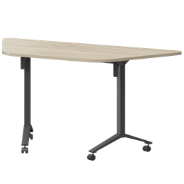 Стол мобильный складной трапециевидный Моби МБ25-127.58Т Кронберг/Антрацит