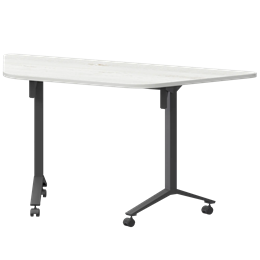 Стол мобильный складной трапециевидный Моби МБ25-127.58Т Сосна винтер/Антрацит