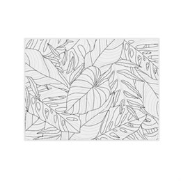 Коврик для сушки посуды из микрофибры, 38х50 см, "ТРОПИКИ", 300 г/м2, BOOMHOUSE (БУМХАУС), 701147