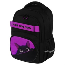 Рюкзак BRAUBERG MOTION, 2 отделения, 3 кармана, "Hidden kitty", 41х28х17 см, 274399