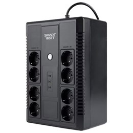 Источник бесперебойного питания SMARTWATT UPS SAFE PRO 650, 650 ВА (390 Вт), 8 розеток, 3703020270004