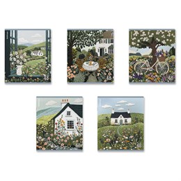 Тетрадь А5 48л. ErichKrause, скоба, клетка, TWIN лак, Fancy Field (микс в спайке), 64, 64866