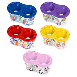 Стакан-непроливайка двойной с рисунком, ассорти, BRAUBERG KIDS, 192740