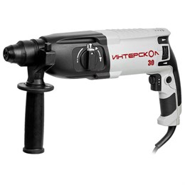 Перфоратор сетевой, 900 Вт, 1050 оборотов/мин, 5100 ударов/мин, патрон SDS+, ИНТЕРСКОЛ П-30/900ЭР, 86.1.0.00
