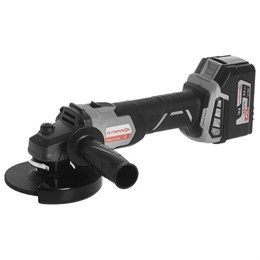Машина шлифовальная угловая аккум, 4 Ач, 18 В, 8500 об./мин, диск 125 мм, ИНТЕРСКОЛ УШМ-125/18В, 578.4.1.70