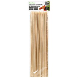 Шпажки-шампуры для шашлыка бамбуковые 250 мм, 100 штук, BOOMHOUSE, 701959