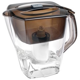 Кувшин-фильтр для очистки воды БАРЬЕР "Гранд Нео", 4,2 л, со сменной кассетой, антрац, В015Р00