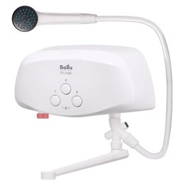 Водонагреватель проточный электрический BALLU 3-Logic TS, ненапорный 6,5 кВт 3,7л/м к, НС-1588894