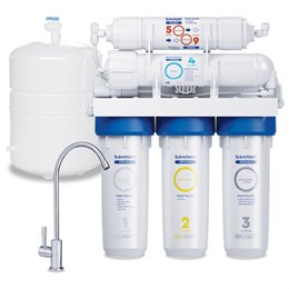 Фильтр для воды с краном и баком БАРЬЕР "ПРОФИ Осмо 100" обратный осмос 5 ступеней, б, Н151Р01