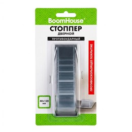 Стоппер дверной противоударный, 1 шт., BOOMHOUSE (БУМХАУС), 701842