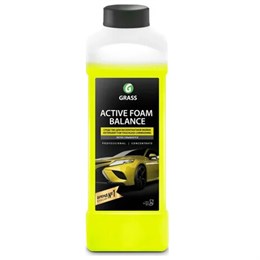 Автошампунь c активной пеной 1л GRASS ACTIVE FOAM BALANCE легкосмываемый, концентрат, 110513