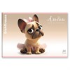 Альбом для рисования А4, 24 л., скоба, обложка картон, ERICH KRAUSE, 203х297 мм, "Frenchie" (микс в спайке), 63446 - фото 10007640