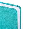 Ежедневник датированный 2027, А5, 138x213 мм, BRAUBERG "Sparkle", под кожу, блестки, бирюзовый, 117966 - фото 10123334