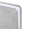 Ежедневник датированный 2027, А5, 138x213 мм, BRAUBERG "Sparkle", под кожу, блестки, серебристый, 117967 - фото 10123338