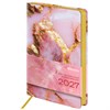 Ежедневник датированный 2027, А5, 138x213 мм, BRAUBERG "Vista", под кожу, гибкий, "Pink marble", 117983 - фото 10123398