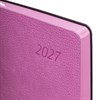 Ежедневник датированный 2027, А5, 138x213 мм, BRAUBERG "Stylish", под кожу, гибкий, розовый, 117974 - фото 10123427