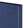 Ежедневник датированный 2027, А5, 148х218 мм, GALANT "Magnetic", под кожу, клапан, синий, 118073 - фото 10124486