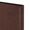 Ежедневник датированный 2027, А5, 148х218 мм, GALANT "Magnetic", под кожу, клапан, коричневый, 118072 - фото 10124498