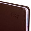 Ежедневник датированный 2027, А5, 148х218 мм, GALANT "Ritter", под кожу, коричневый, 118076 - фото 10124579