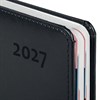 Ежедневник датированный 2027, А5, 148х218 мм, GALANT "Ritter", под кожу, черный, 118079 - фото 10124602