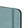 Ежедневник датированный 2027, А5, 151х213 мм, BRAUBERG "Note", под кожу, держатель для ручки, серо-голубой, 118089 - фото 10125762