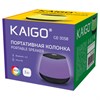Колонка портативная KAIGO (КАЙГО) GE-3058, 3 Вт, Bluetooth, Micro SD, RGB, 514222 - фото 10135339