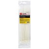 Хомут-стяжка нейлоновая, 4,8х400 мм, КОМПЛЕКТ 100 шт., белая, ГРАНДМАСТЕР, 702212 - фото 10178195