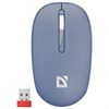Мышь беспроводная DEFENDER Smart MM-396, 1600 dpi, 2 кнопки + 1 колесо-кнопка, оптическая, синяя, 52397 - фото 10218796