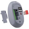Мышь беспроводная DEFENDER Smart MM-396, 1600 dpi, 2 кнопки + 1 колесо-кнопка, оптическая, синяя, 52397 - фото 10218811