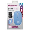 Мышь беспроводная DEFENDER Smart MM-396, 1600 dpi, 2 кнопки + 1 колесо-кнопка, оптическая, синяя, 52397 - фото 10218830
