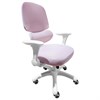 Кресло детское с поясничной поддержкой BRABIX KIDS "MG-225", сетка/ткань TW, розовое, 533316 - фото 10329179