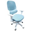 Кресло детское с поясничной поддержкой BRABIX KIDS "MG-225", сетка/ткань TW, голубое, 533317 - фото 10329180