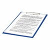 Доска-планшет ERICH KRAUSE "Standard" с прижимом А4 (227х315 мм), картон/бумвинил, СИНЯЯ, 755 - фото 10353596