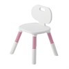 Стул детский BRABIX KIDS CC-001, 2-8 лет, пластик розовый + белый, 533294 - фото 10429790