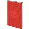 Ежедневник датированный 2027, А5, 138х213 мм, BRAUBERG "Aura", под кожу, гибкий, красный, 117929 - фото 10456901