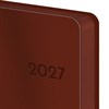 Ежедневник датированный 2027, А5, 138х213 мм, BRAUBERG "Flexi", под кожу, гибкий, коньячный, 118223 - фото 10457508