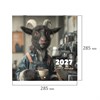 Календарь настенный перекидной 2027 г., BRAUBERG, 12 листов, 28,5х57 см, "Goat calendar", 118417 - фото 10543728