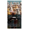 Календарь настенный перекидной 2027 г., BRAUBERG, 12 листов, 28,5х57 см, "Goat calendar", 118417 - фото 10543800