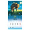 Календарь настенный перекидной 2027 г., BRAUBERG, 12 листов, 21,4х42,8 см, МИНИ, "Magic animals", 118431 - фото 10543867