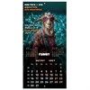 Календарь настенный перекидной 2027 г., BRAUBERG, 12 листов, 28,5х57 см, "Goat calendar", 118417 - фото 10544064