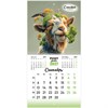 Календарь настенный перекидной 2027 г., BRAUBERG, 12 листов, 21,4х42,8 см, МИНИ, "Funny goats", 118432 - фото 10544113